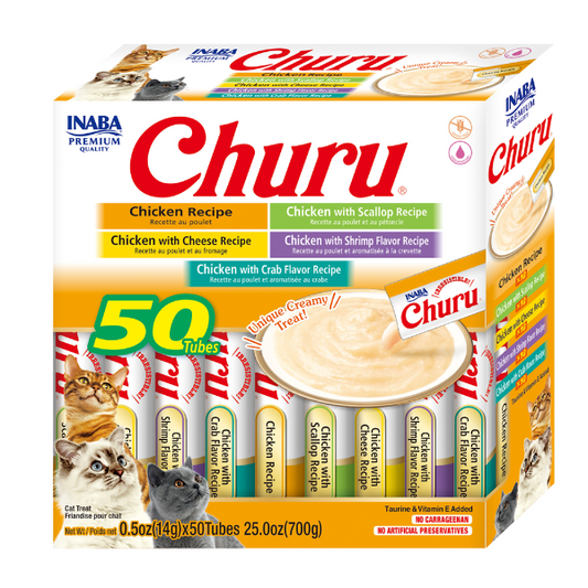 Inaba - Churu Chicken Variety BOX 700g (14g X 50 Tubes)