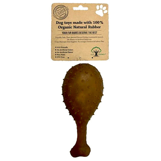 Indipets Natural Rubber Studded Drumstick Toys