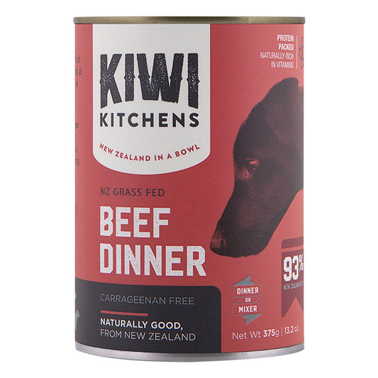 Kiwi Kitchens - Canned Dog Food Beef Dinner 375 Gms