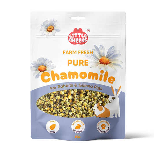 Little Cheeks - Farm Fresh Pure Chamomile 35g for Rabbits& Guinea pigs