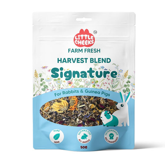 Little Cheeks - Farm Fresh Harvest Blend Signature 50g for Rabbits& Guinea pigs