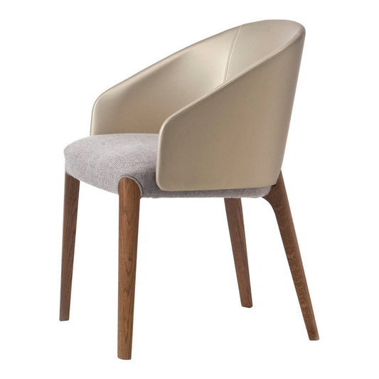 Bellevue 02 Dining Armchair - Ash Frame