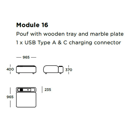 Boketto Modular Sofa (Modules 9-16)