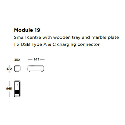 Boketto Modular Sofa (Modules 17-19)