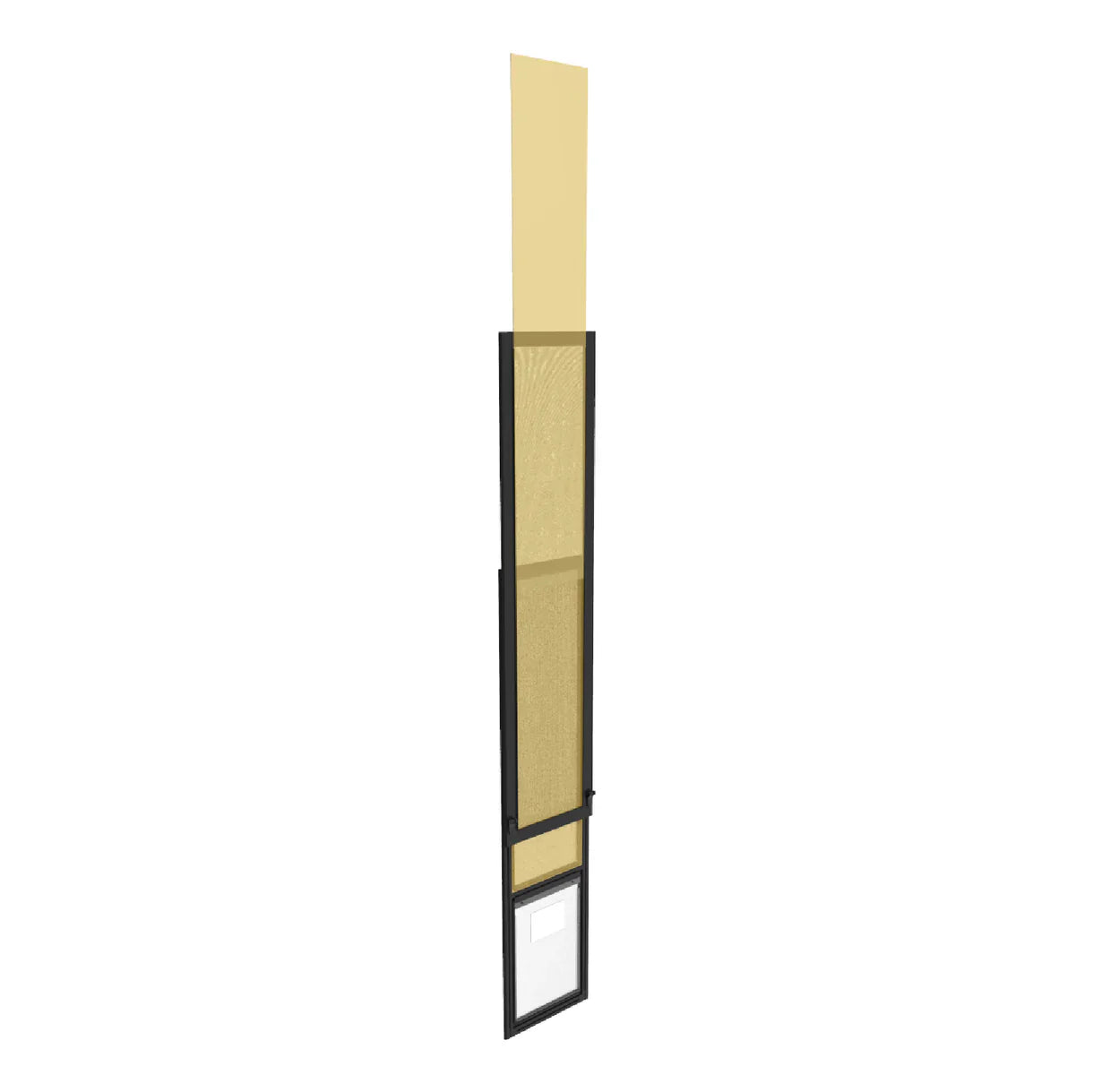 Hakuna Pets - Mesh Patio Pet Door (2021) - Clear Weather Resistant Panels