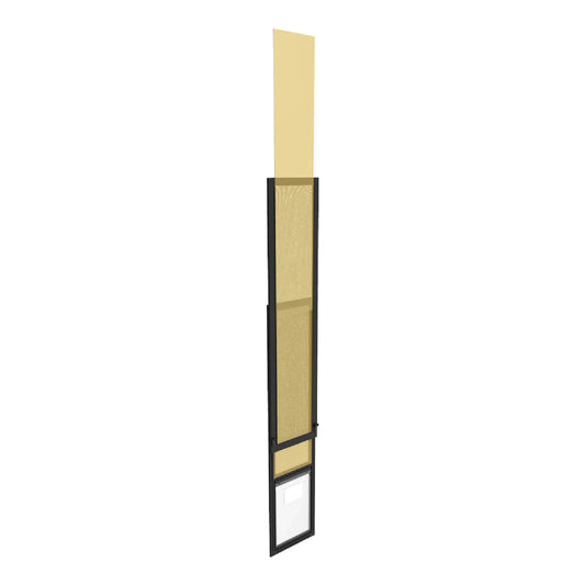Hakuna Pets - Mesh Patio Pet Door (2025) - Clear Weather Resistant Panels