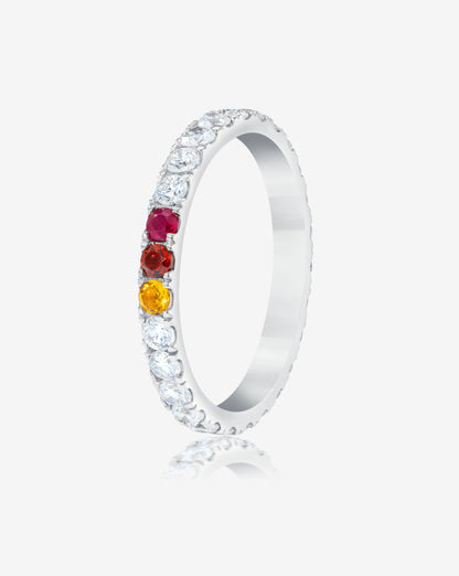 2.5 mm Personalized Classic Lab Diamond Band | Platinum