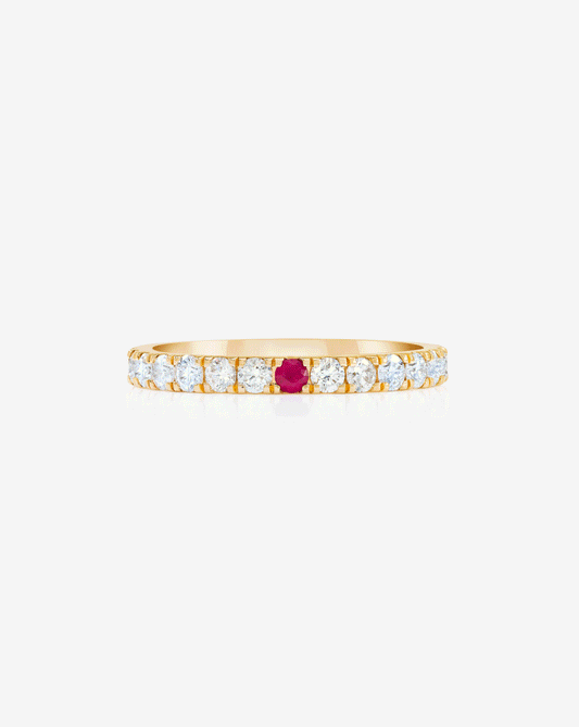 2.5 mm Personalized Classic Lab Diamond Ring