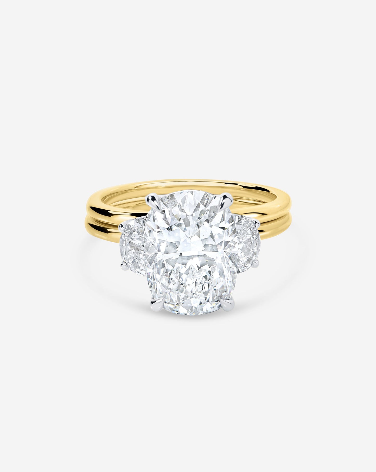 3.68 Cushion Lab Diamond in Whisper Thin® Embrace