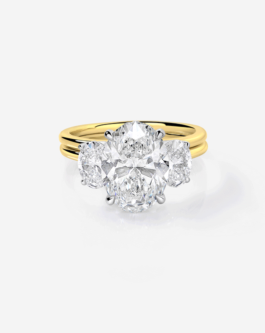 4.06 Oval Lab Diamond in Whisper Thin® Embrace