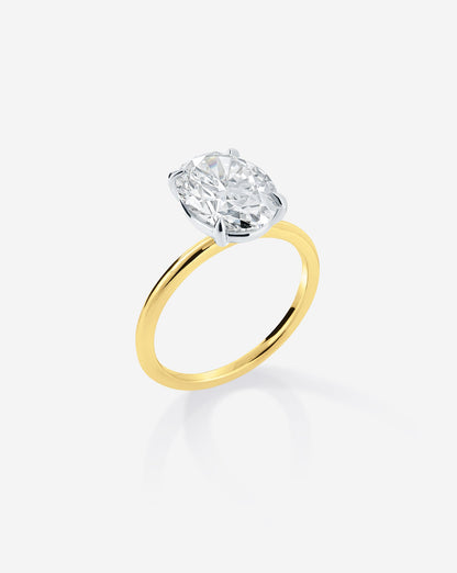 4.06 Oval Lab Diamond in Whisper Thin® Embrace