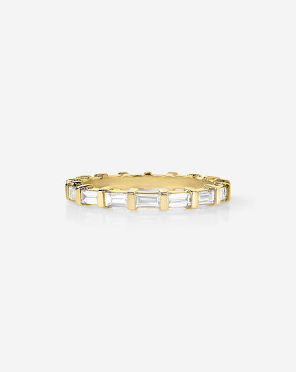 Baguette Bar Lab Diamond Eternity Band