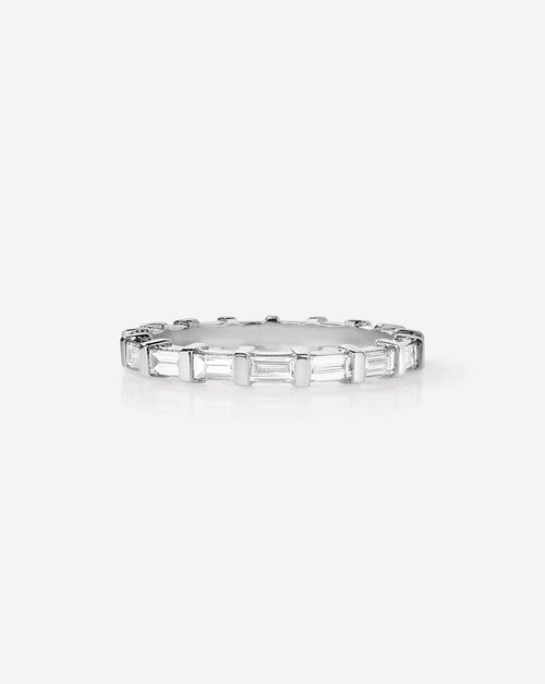 Baguette Bar Lab Diamond Eternity Band