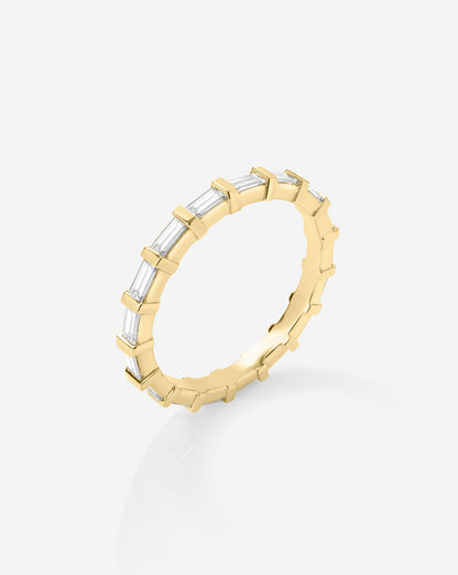 Baguette Bar Lab Diamond Eternity Band
