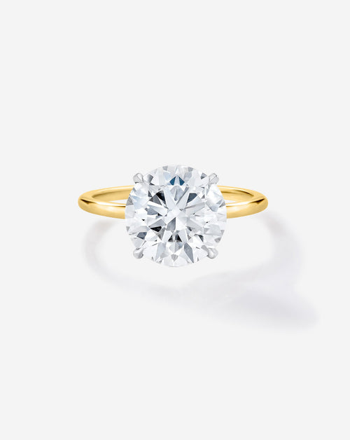 4.60 Round Lab Diamond in Whisper Thin® Hidden Halo