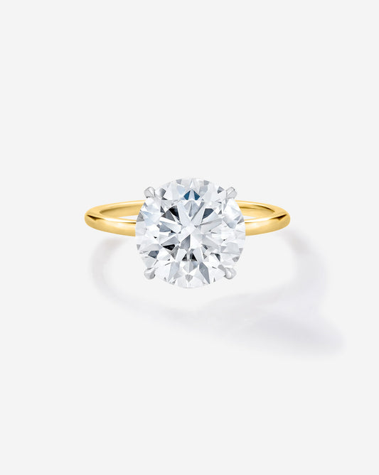 4.60 Round Lab Diamond in Whisper Thin® Hidden Halo