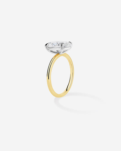 3.78 Oval Lab Diamond in Whisper Thin®