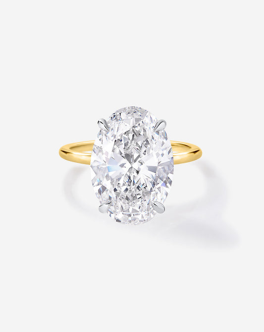 4.66 Oval Lab Diamond in Whisper Thin®