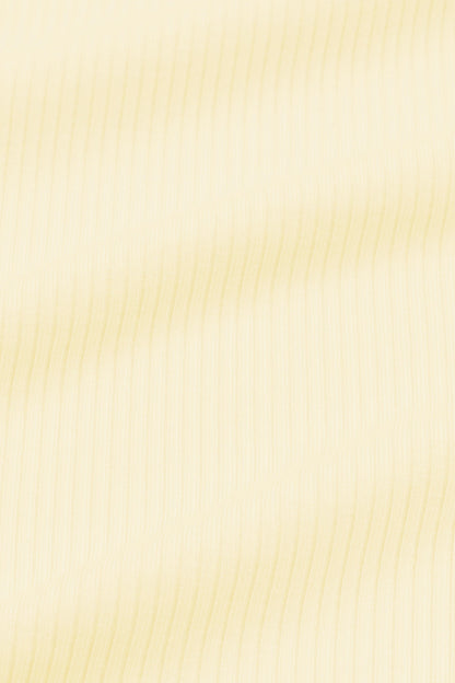Ribbed Sleeveless Shortall in Chamomile