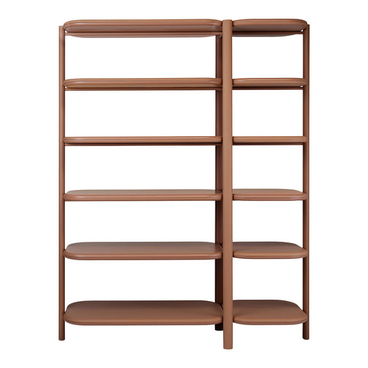 Anam Freestanding Bookcase - Fabric Coated Shelf