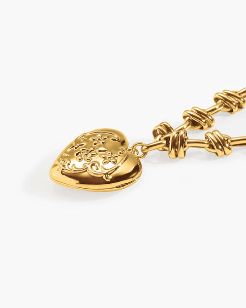 Secret Keeps Openable Heart Necklace