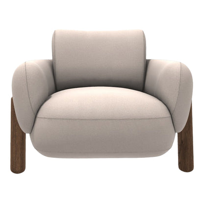 Anam Lounge Chair - Wood Legs