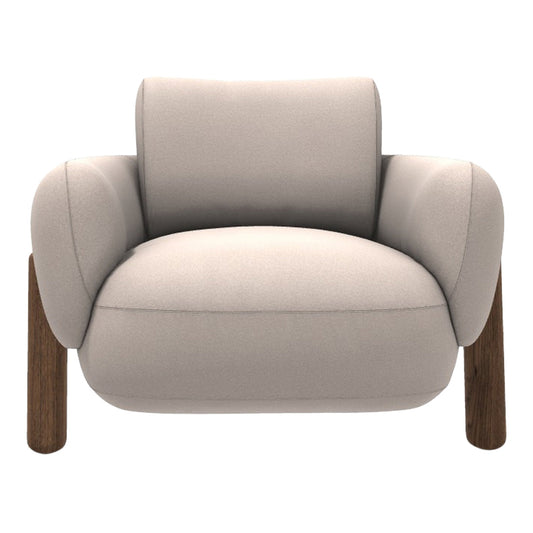 Anam Lounge Chair - Wood Legs