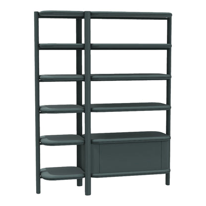 Anam Freestanding Bookcase - Fabric Coated Shelf