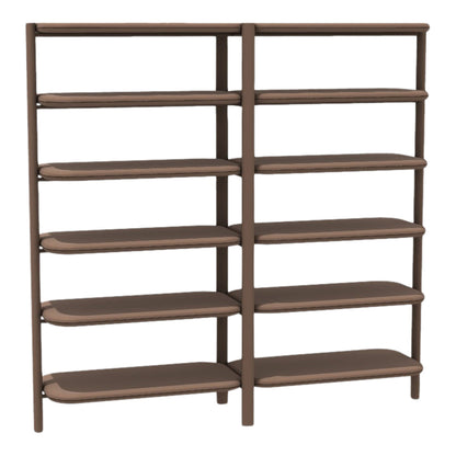 Anam Freestanding Bookcase - Fabric Coated Shelf
