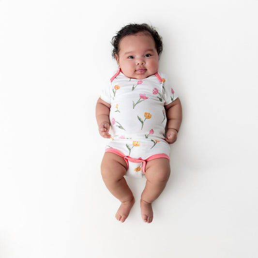 Bodysuit in Tulip