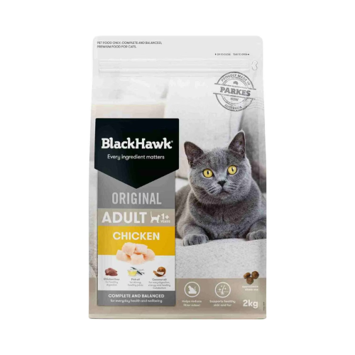 Black Hawk - Original Chicken Dry Cat Food 2kg