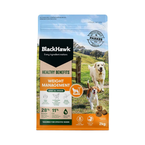 Black Hawk - Healthy Benefits Weight Management Dry Dog Food 2kg