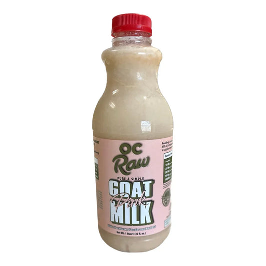 OC RAW Frozen Pure and Simple PINK GOAT MILK 16 OZ