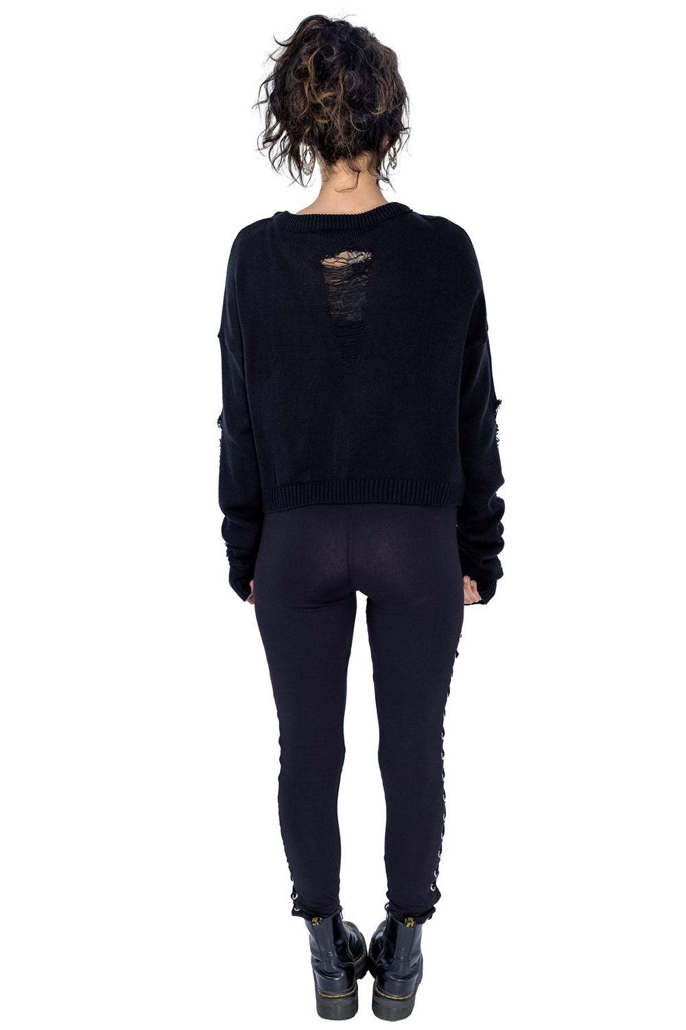 Akela Cropped Sweater Top