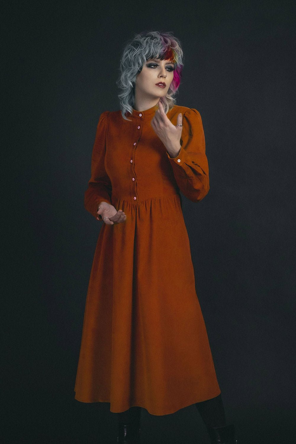 All Hallow's Eve Dress [PUMPKIN ORANGE]