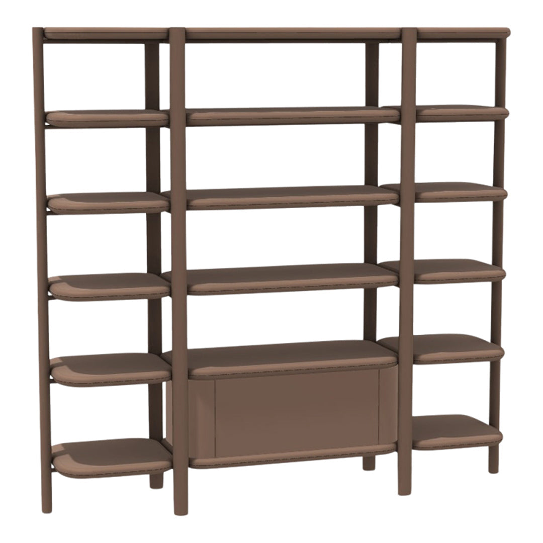 Anam Freestanding Bookcase - Fabric Coated Shelf