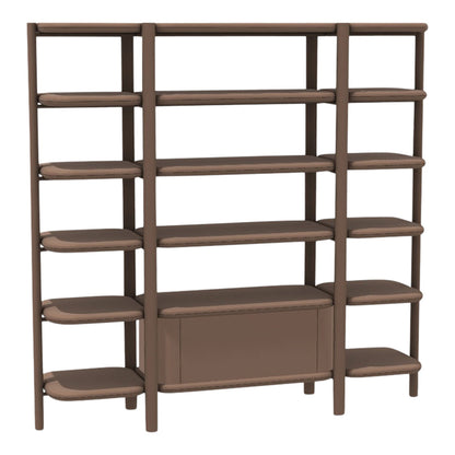 Anam Freestanding Bookcase - Fabric Coated Shelf