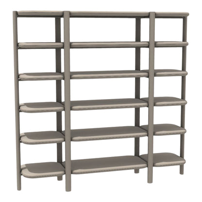Anam Freestanding Bookcase - Fabric Coated Shelf