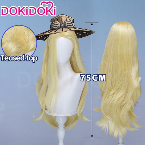 【Anime Ver Ready For Ship】DokiDoki Anime Cosplay Wig Long Straight Yellow Hair