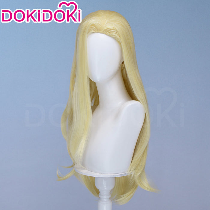 【Anime Ver Ready For Ship】DokiDoki Anime Cosplay Wig Long Straight Yellow Hair