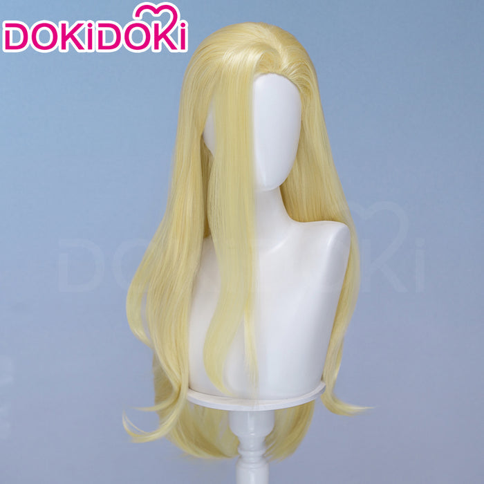 【Anime Ver Ready For Ship】DokiDoki Anime Cosplay Wig Long Straight Yellow Hair