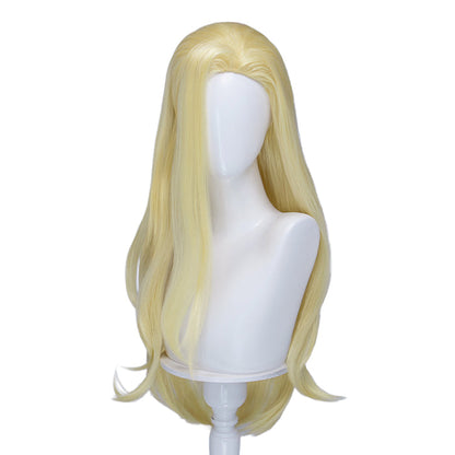 【Anime Ver Ready For Ship】DokiDoki Anime Cosplay Wig Long Straight Yellow Hair