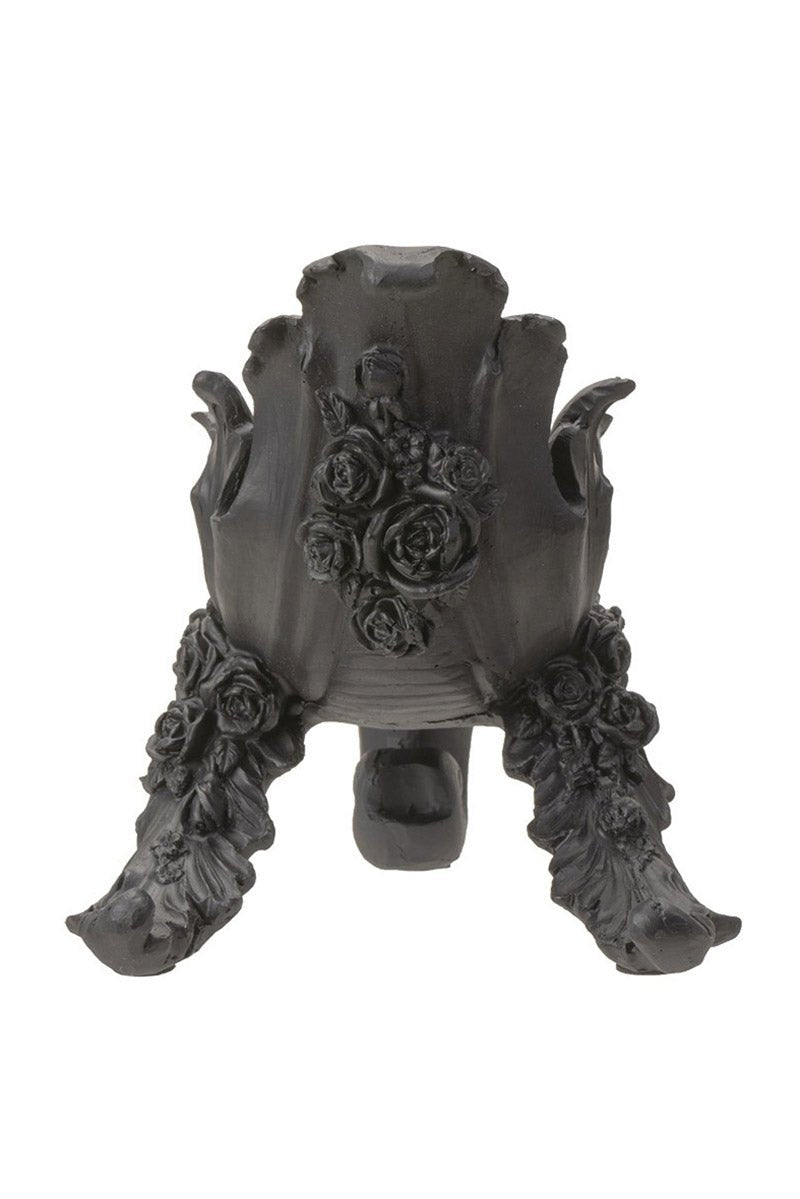 Antique Rose Wine Bottle Holder [Black]