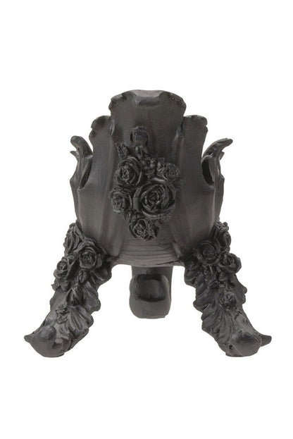 Antique Rose Wine Bottle Holder [Black]