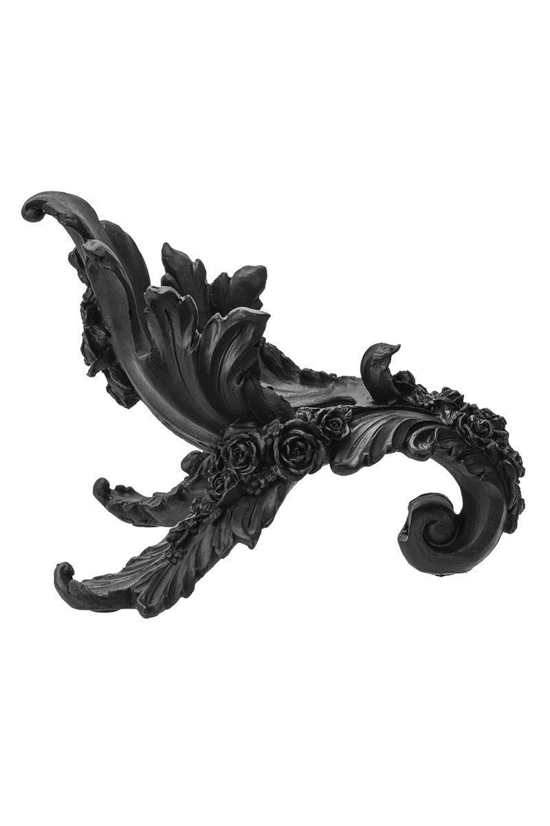 Antique Rose Wine Bottle Holder [Black]
