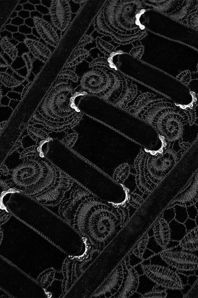 Ash Wednesday Velvet Corset [BLACK]