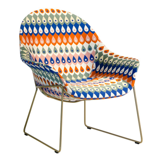 Atticus 09 Lounge Chair  - Low -  Sled Base