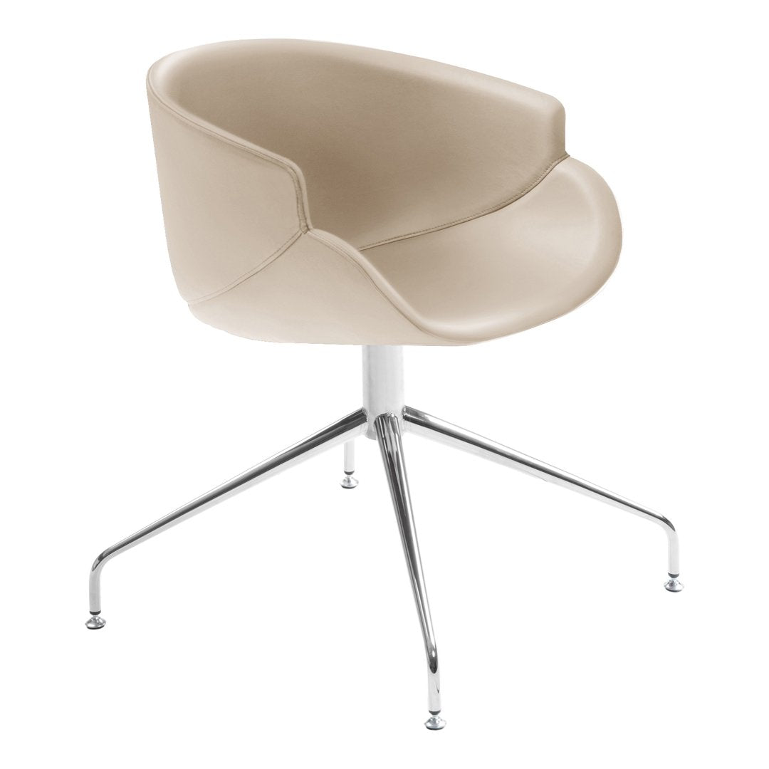 Bix Armchair - 4-Star Swivel Base - Upholstered