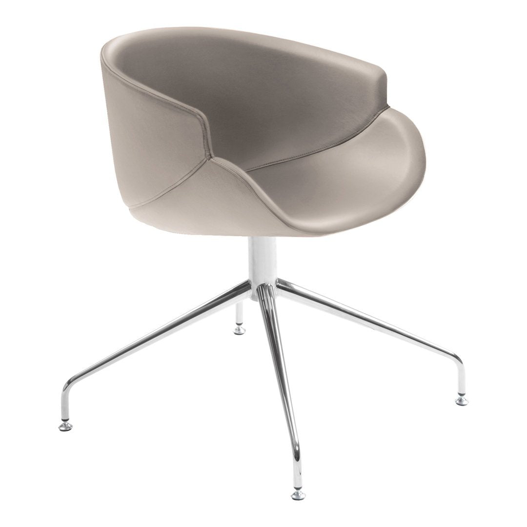 Bix Armchair - 4-Star Swivel Base - Upholstered
