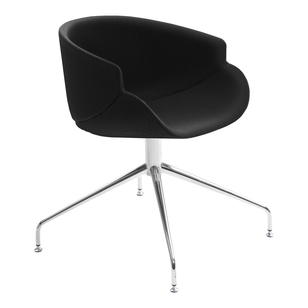 Bix Armchair - 4-Star Swivel Base - Upholstered